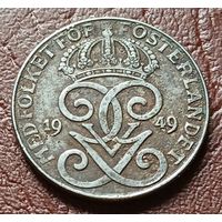 Швеция 2 эре, 1949     ( 1-15-2 )