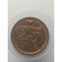 25 эре Дания 1996 год лот 43