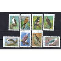 Хищные птицы Вьетнам 1982 год серия из 8 марок