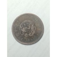 Япония 1 сен 1885 года .