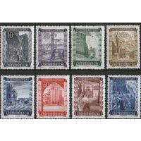 8 марок из серии 1948г. Австрия "Восстановление промышленности" MNH