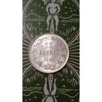 Финляндия 25 пенни 1916 unc.