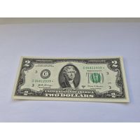 2 доллара США 2017 года С04812939*. Со звездой, серия замещения.
