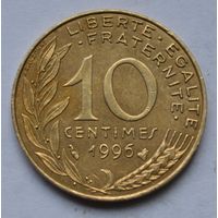 Франция, 10 сантимов 1996 г.
