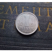 1 пфенниг 1979 (A) Германия ГДР #09 AU