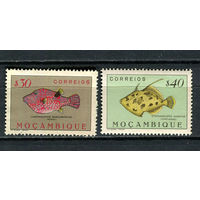 Португальские колонии - Мозамбик - 1951 - Рыбки - 2 марки. MNH и Чистая без клея.  (Лот 47HR)-TG3P4