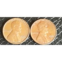 1 цент 1952 США МД Сан Франциско и Денвер