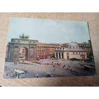 Ленинград. Площадь стачек.Нарвские ворота 1962 г. Чистая