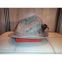 Тирольская шляпа-традиционный головной убор из региона Тироль в Альпах, размер 56.