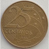 Бразилия 25 сентаво 1999 г.
