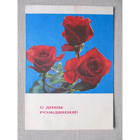 С027-0385 Открытка С днем рождения Фото Дергилев 1968 Чистая