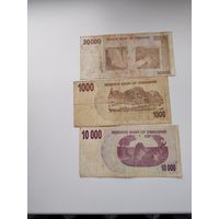 Доллары зимбабве 2006 и 2007 годы