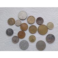 Всякие иностранные монеты