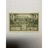 1 марка  (нотгельды) г. Германия.-1412