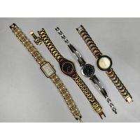 Часы Женские Одним лотом 4 шт. В ремонт или на запчасти. Как есть. С рубля.