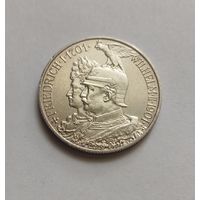 2марка. 900пр., 1901г.Германская империя. 200 лет Пруссии. (1871 - 1918).
