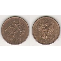 Польша y277 2 грош 2010 год (MW) VF (6873_-ang001