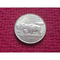 США 25 центов 2006 г. Северная Дакота. P