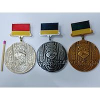 Комплект знаков. ЦС ДССО "Ураджай" БССР.