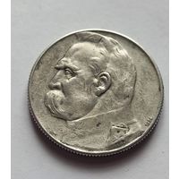5 злотых 1934 г., легионер, Пилсудский