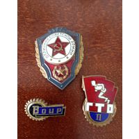Значки сборный лот отл са тяж гто 2 ммд воир ммд