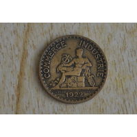 Франция 1 франк 1922