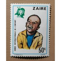 Марка Заир, международный год ребенка, 1979 г.