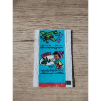 Обертка от жевательной резинки.