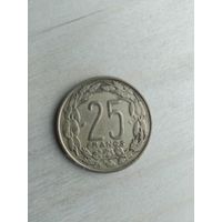 Камерун 25 франков 1962г.