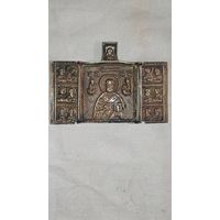 Трёх створчатый складень Николая чудотворца