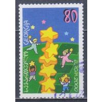 [2492] Грузия 2000. Миллениум.Европа.EUROPA. Гашеная марка.