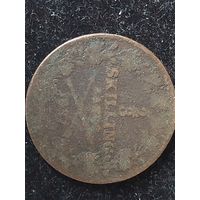 2/3 скиллинга швеция 1837