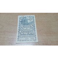 10 геллеров 1920 года