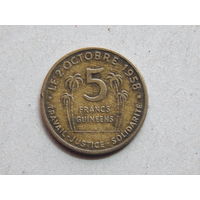 Гвинея 5 франков 1959г.