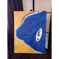 Картина "Boat" маслом