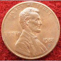 20:  1 цент 1988 D США