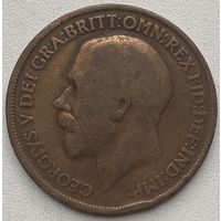 Великобритания 1 пенни 1919 г.