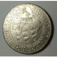 Германия. Веймарская республика. Серебро. 3 марки 1927 года 100 лет Бремерхафену. Новодел.