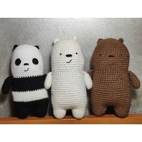 We are bears (Вся правда о медведях) Плюшевая вязаная мягкая игрушка амигуруми медведь интерьер ручная работа handmade кукла