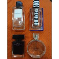 Флаконы от духов Сhanel; FloraBotanica и др