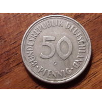 Германия ФРГ 50 пфеннигов 1950 (G)