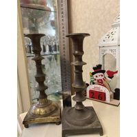 Подсвечники , Российская империя ,латунные.Продаются парой. С рубля.