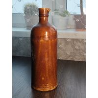 Керамическая бутылка Франция до 1917г