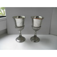 Кубок металлический, 2 шт., винтаж, Англия.
