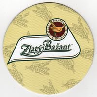 Подставку под пиво ZLATY  BAZANT  / Словакия  /. Вар.3.
