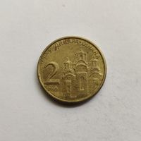 Сербия 2 динара 2009 г.