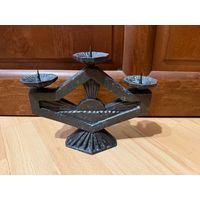 Подсвечник на 3 свечи Силумин