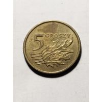 Польша 5 грош 2007