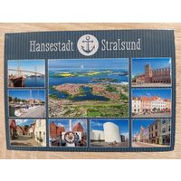 О-11. ПОДПИСАННАЯ ОТКРЫТКА. ГЕРМАНИЯ. МОРСКОЙ ГОРОД.