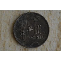 Литва 10 центов 1925 с 1руб